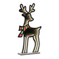 Deer with Scarf Ekkolight 33"H
