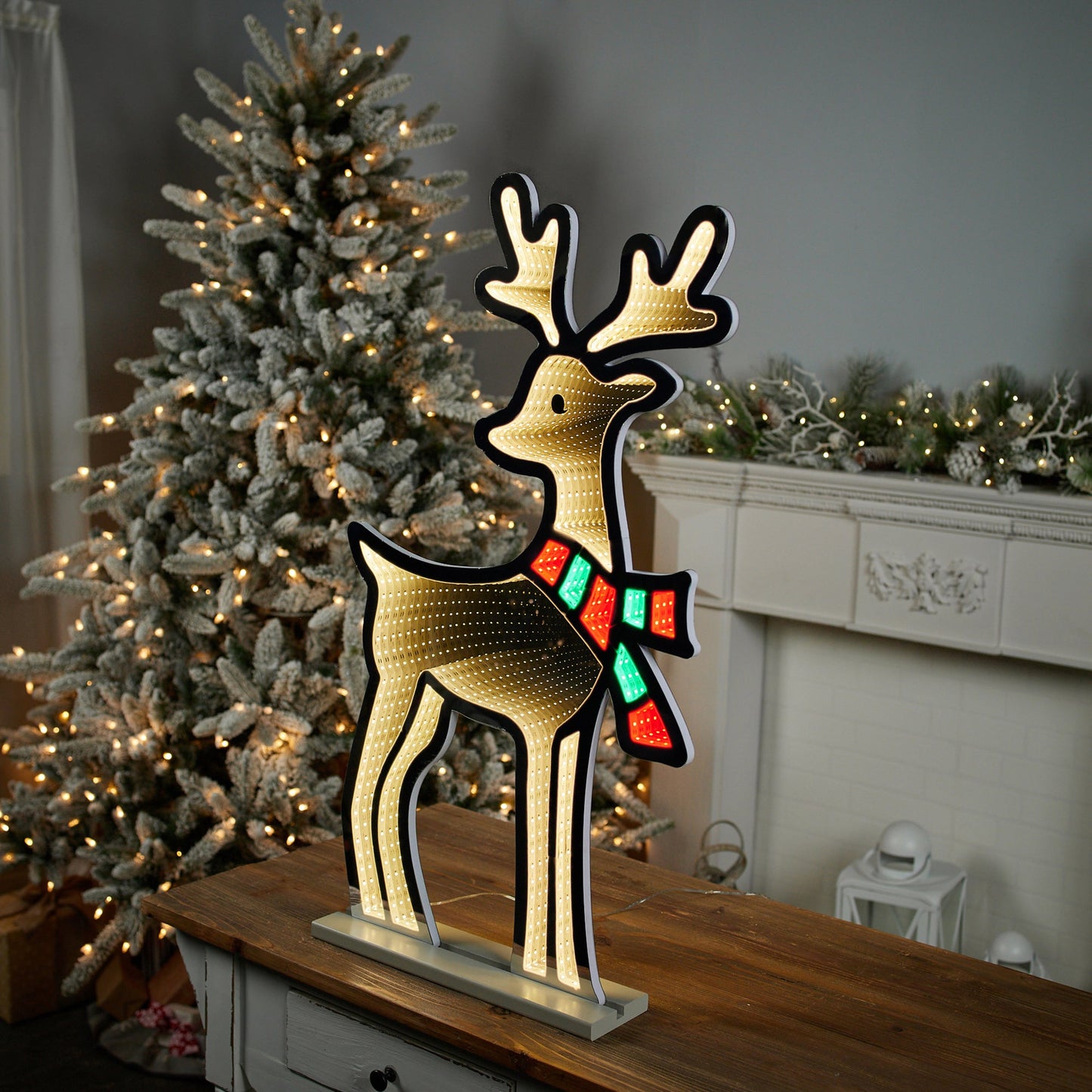 Deer with Scarf Ekkolight 33"H