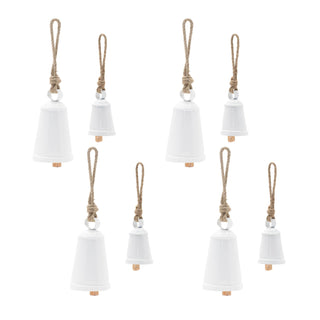 Rustic Metal Bell Ornament (Set of 8)