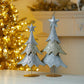 Jeweled Metal Christmas Tree (Set of 2)