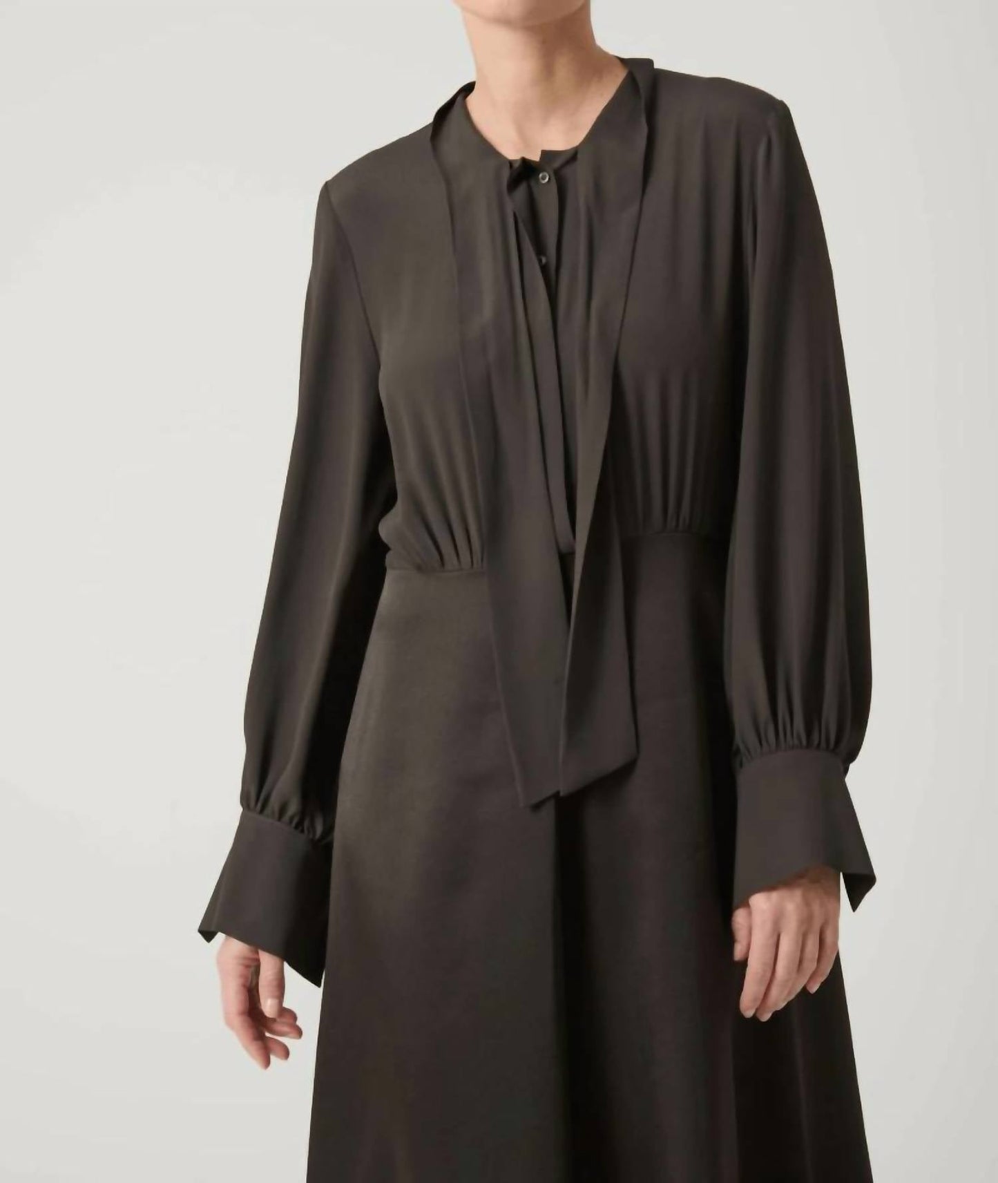 Beatrice .B - Flared With Scarf Midi Dress