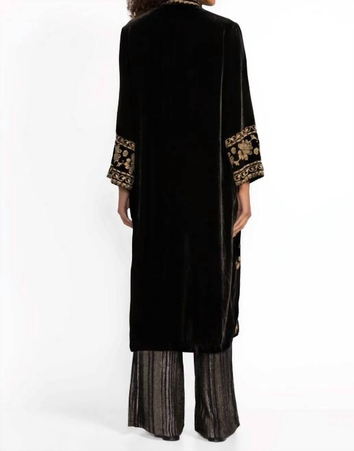 Johnny Was - VELVET KIMONO COAT NYOMI