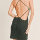 Sage The Label - Beloved Pointelle Halter Mini Dress