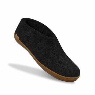 Glerups - Unisex Felt Slipper With Honey Natural Rubber Sole