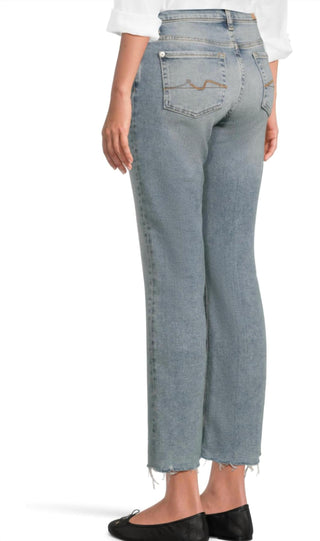 7 For All Mankind - Daisy Ankle Boot Jeans