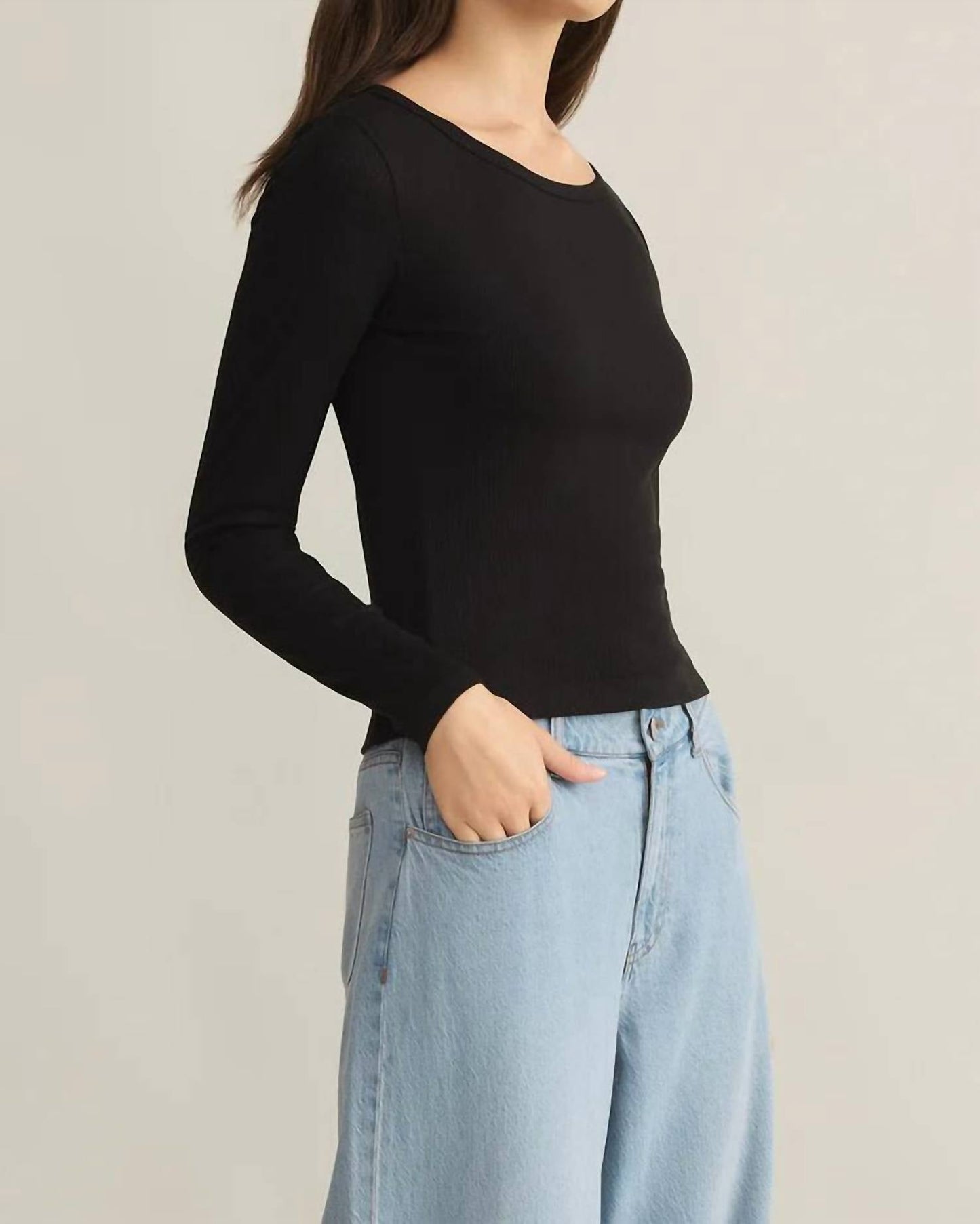 Z Supply - Infinity Long Sleeve Ribbed Tee