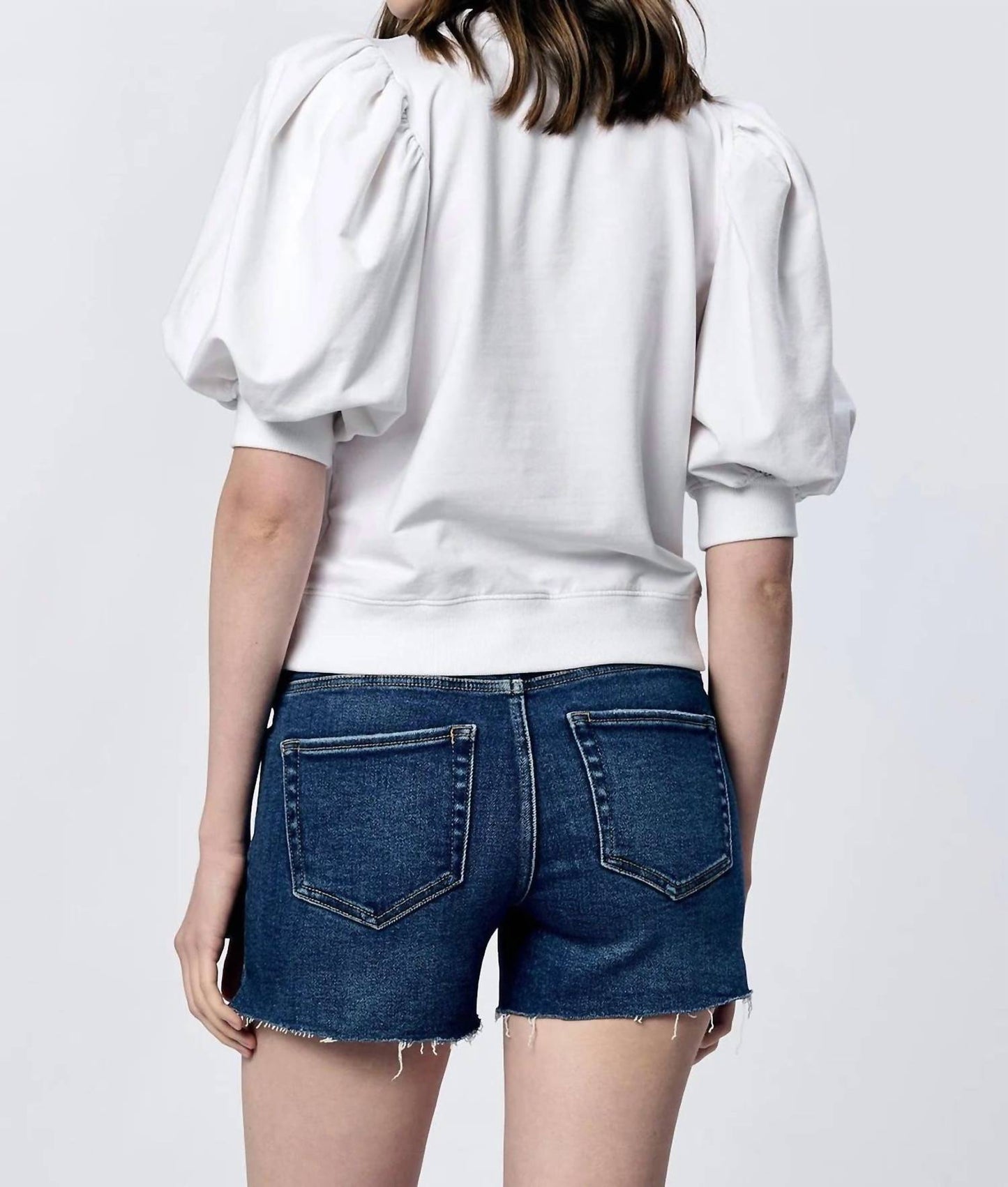 Another Love - Melina White Puff Sleeve Top