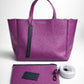 Ampersand As Apostrophe - Half Tote with Clutch