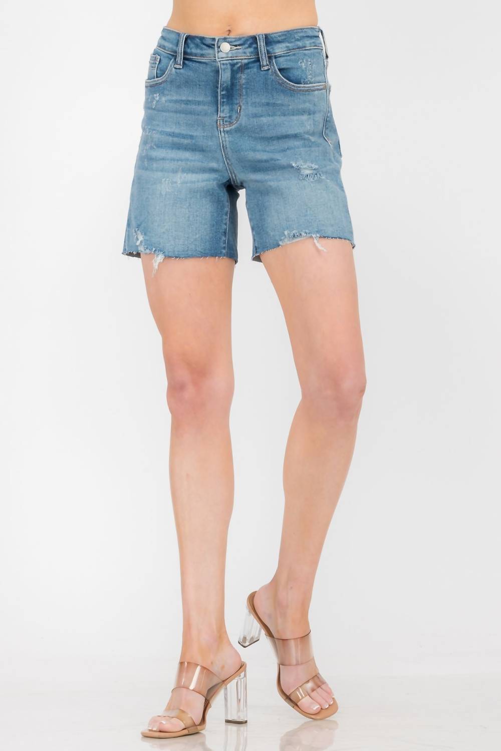 Judy Blue - Just Chillin’ Cutoff Shorts