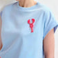 Essential Antwerp - Organic Cotton Lobster T-shirt With Embroidery