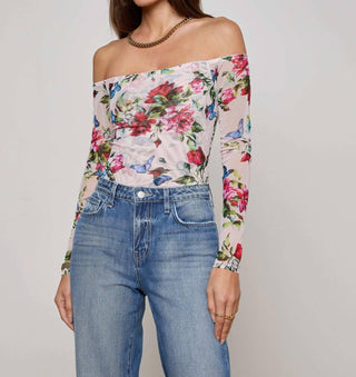 L'Agence - Peonie Off-the-shoulder Bodysuit