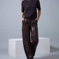 Lysse - Callie Patent Foil Vegan Suede Pants