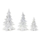 Glittered Pine Tree (Set of 3)
