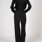 P.Cill - Satin Button Down Blouse With Side Slit