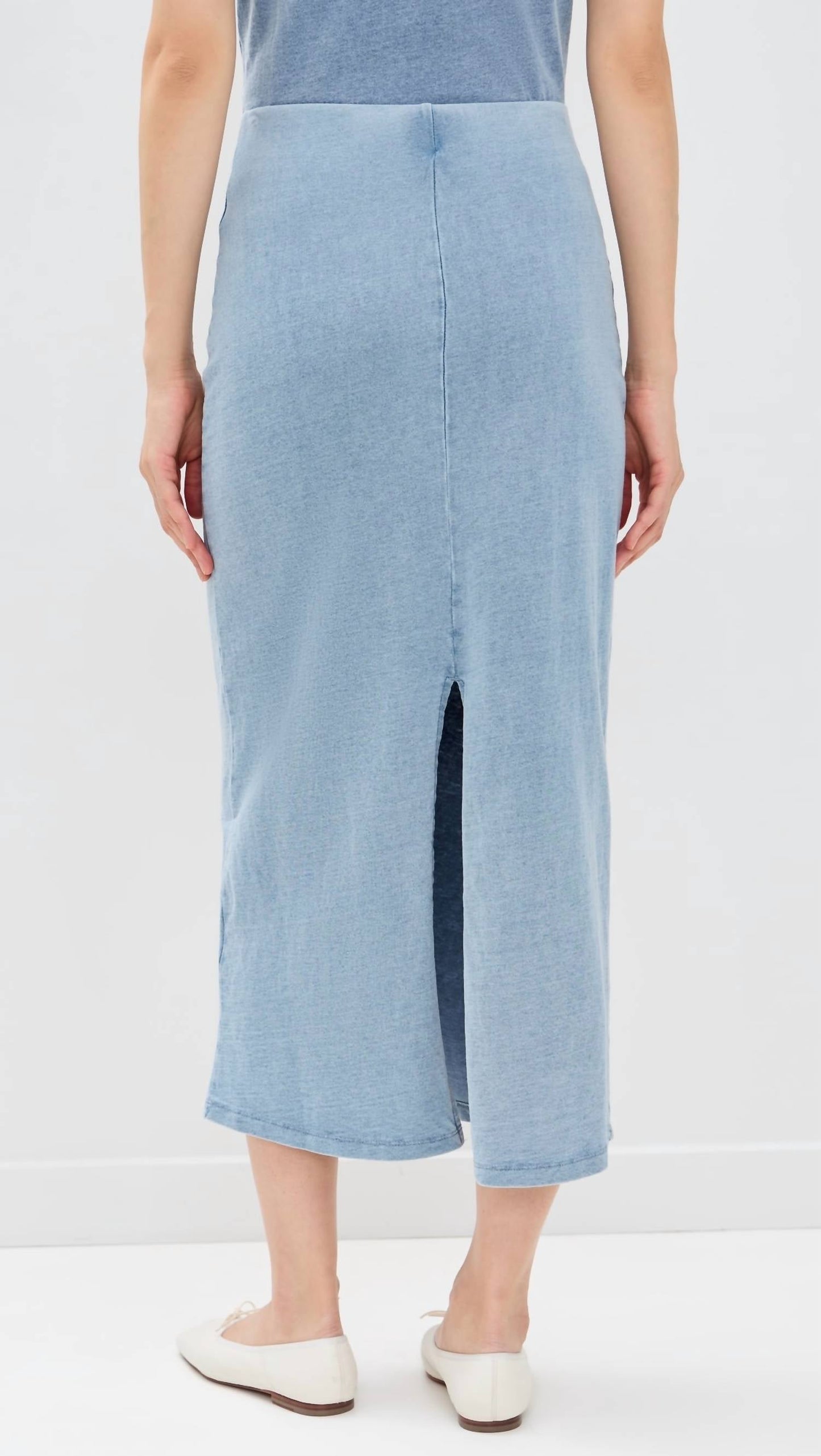 Z Supply - Gail Jersey Denim Midi Skirt