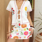 One And Only Collective - Lenore Floral Tie Top