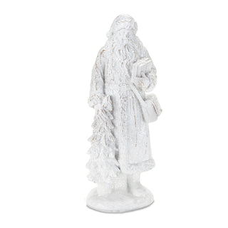 Glittered Santa Figurine (Set of 2)