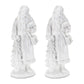 Glittered Santa Figurine (Set of 2)