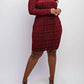 The Curve La - Plus Size Scoop Neck Short Dress