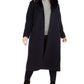 Forecaster Women's Fox Faux Collar Maxi Coat Black Size 16W