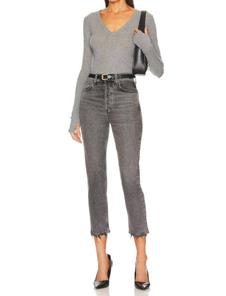 Agolde - Riley Straight Crop Jean