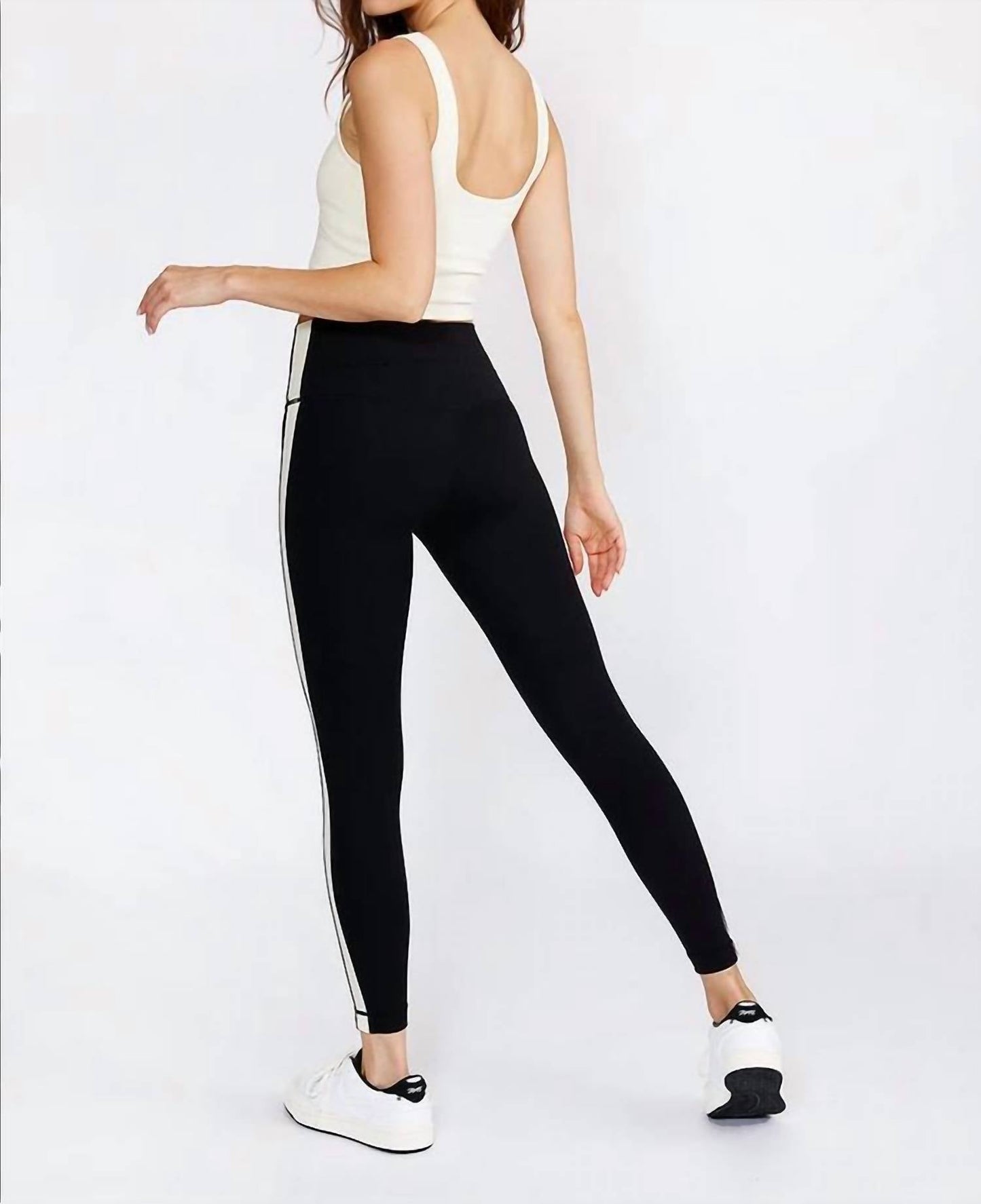 Cream Yoga - Hana Side Stripe Leggings