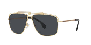 Versace - Square Non Polarized Sunglasses - 2242 1002 - 87