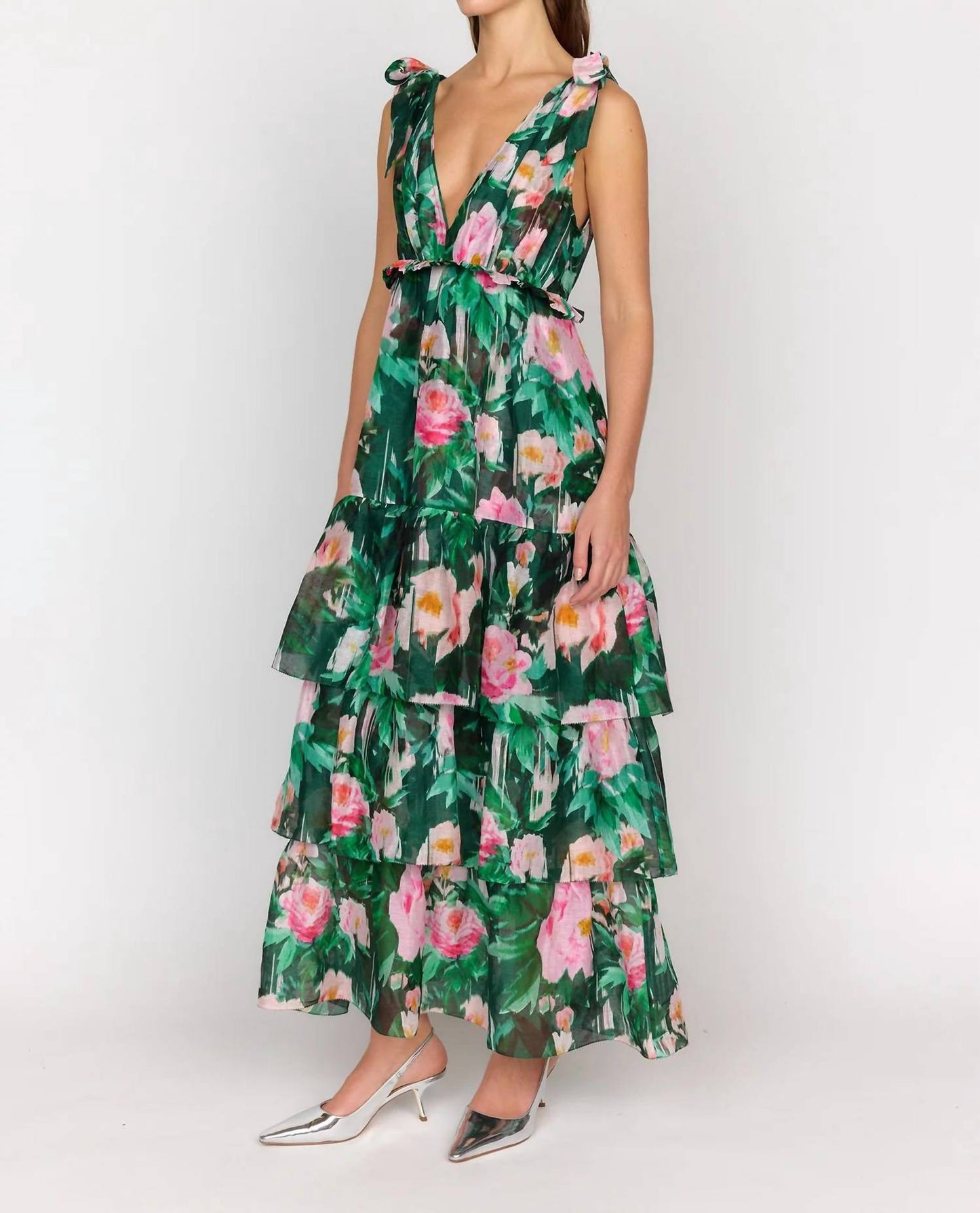 Christy Lynn - Alex V-neck Maxi Dress