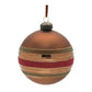 Striped Glass Ball Ornament (Set of 6)