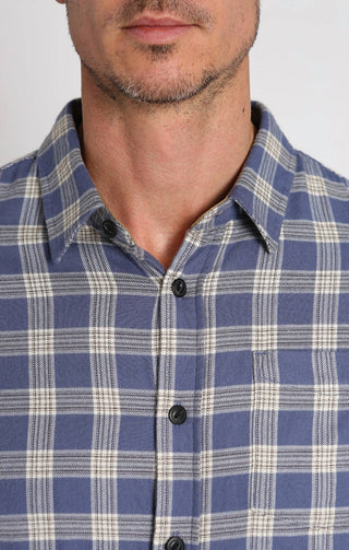 Jachs New York - Manor 6oz Stretch One Pocket Flannel Shirt