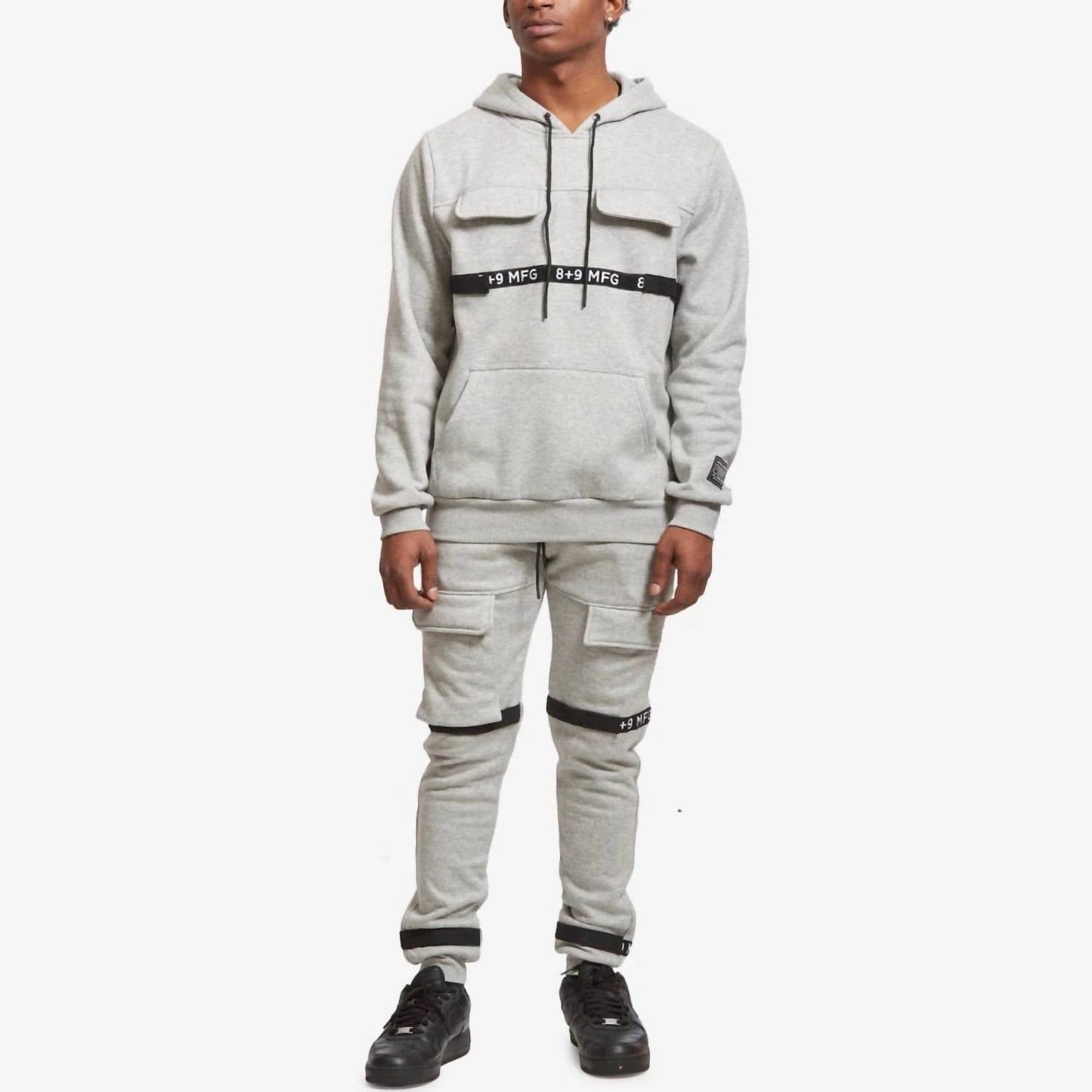 8&9Mfg - Strapped Up Fleece Hoodie