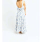 Karlie - Vintage Floral Tank Tie Maxi Dress