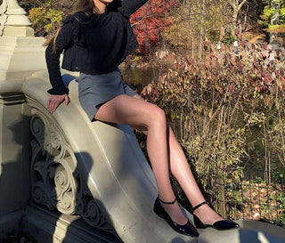 Numa By Spanians - Patent Leather Ballet Flat Shoes