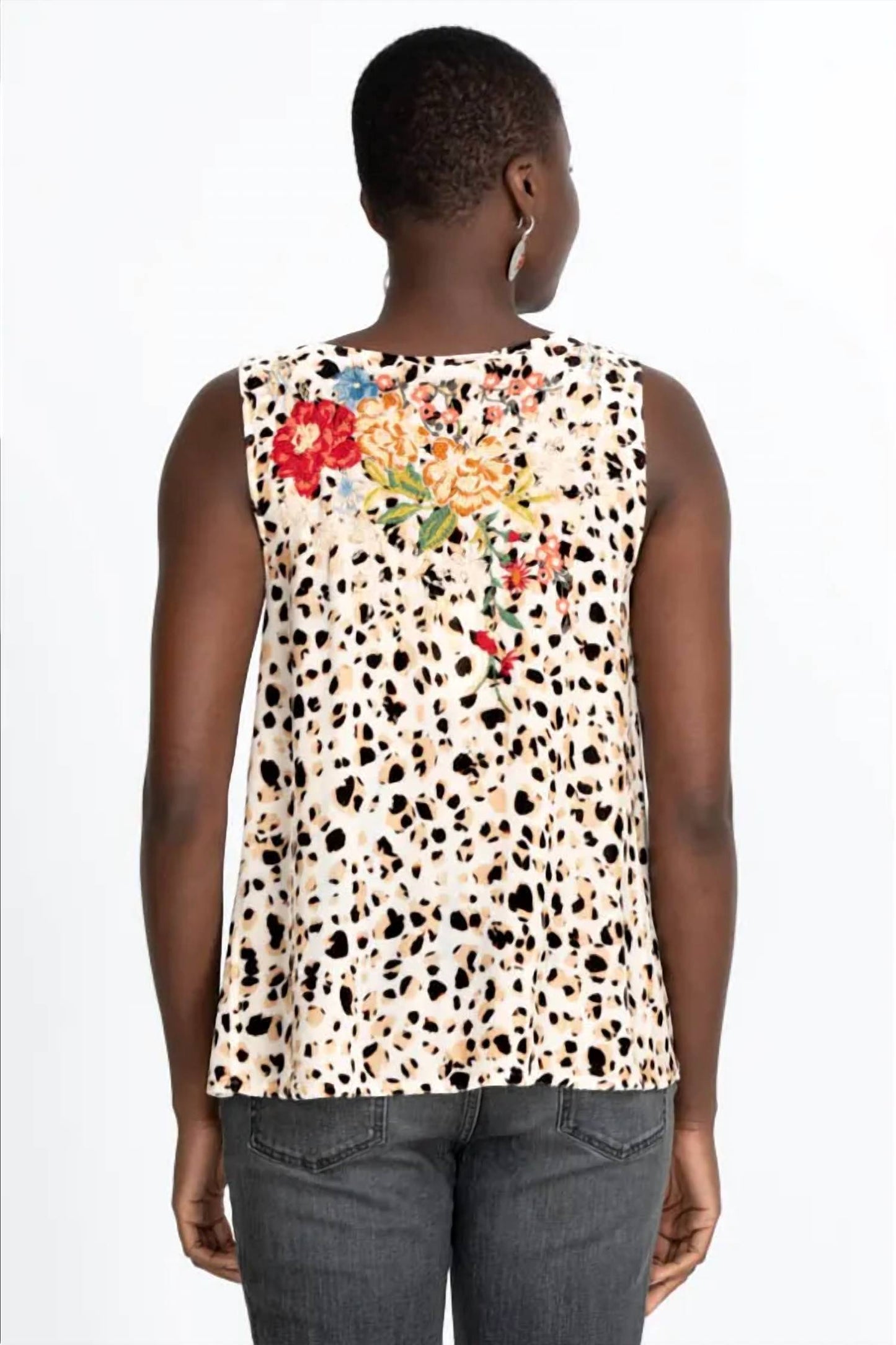 Johnny Was - JOSEPHINE VELVET SWING TANK