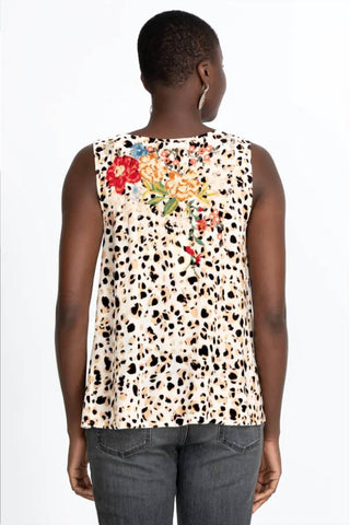 Johnny Was - JOSEPHINE VELVET SWING TANK