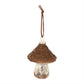 Beaded Glass Mushroom Ornament (Set of 6)