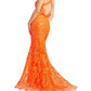 Ellie Wilde - Cut-out Long Sequin Prom Dress