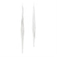Clear Glass Icicle Drop Ornament (Set of 6)