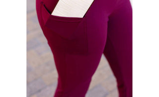 Julia Rose - Maeve Bootcut Leggings With Pockets