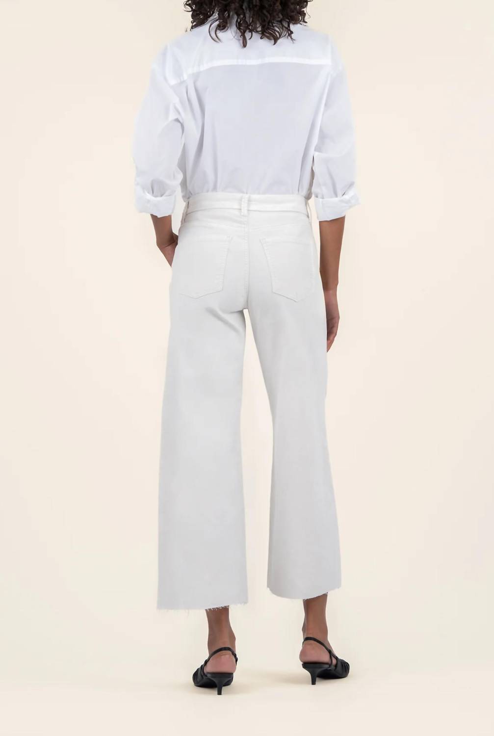 Kut From The Kloth - Meg High Rise Velvet Wide Leg Jeans