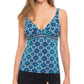 Profile By Gottex - D-Cup V-Neck Tankini Top