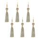 Jeweled Tassel Ornament (Set of 6)