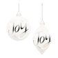 Frosted Glass Joy Ornament (Set of 6)