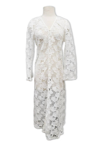 Paparazzi - Women's Lace Maxi Duster