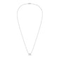 Diana M Jewels - Women's Lab Grown East West Diamond Solitaire Pendant Necklace