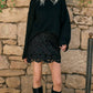 Z Supply - Siren Lace Siren Embroidered Mini Skirt
