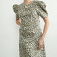 Aaron & Amber - Puff Sleeve Midi Dress