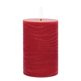 FIA Wick Red Pillar Candle Set - 2