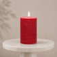 FIA Wick Red Pillar Candle Set - 2