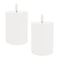 FIA Wick White Pillar Candle (Set / 2)